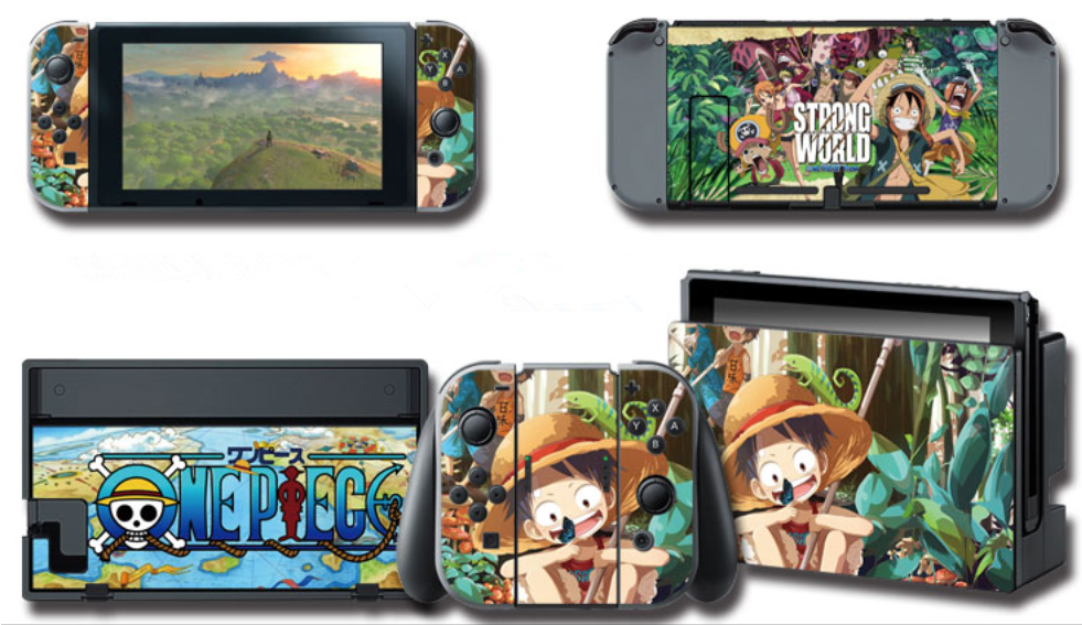 One Piece Protective Skins Stickers Cover For Nintendo - Touirch Anime One Piece Monkey Baby Gift D Luffy Bedding (980x980), Png Download