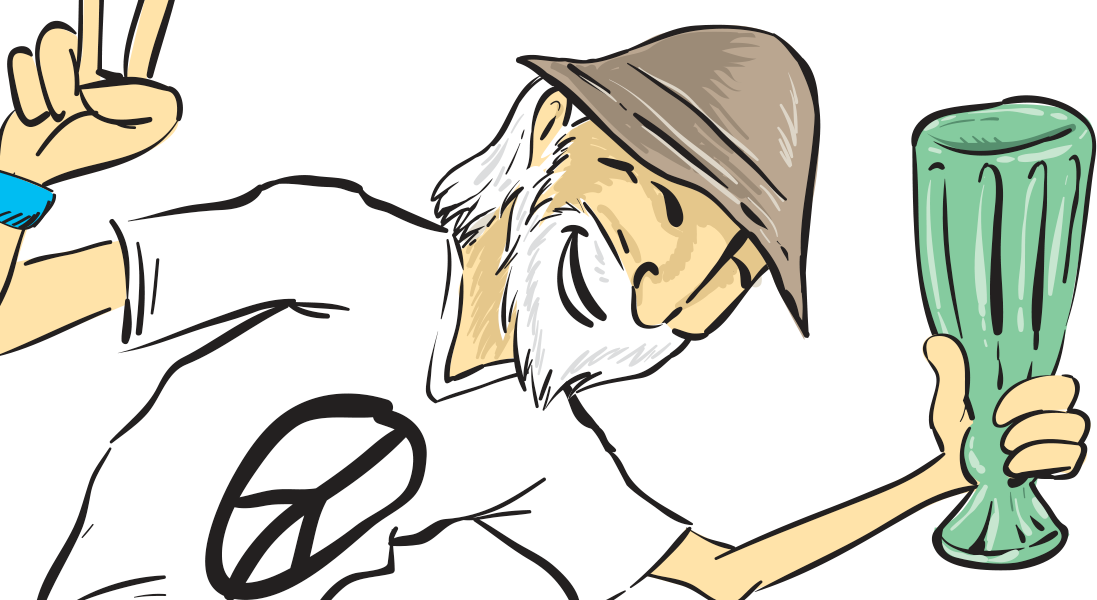 Yogi Zen Dude2 - Zen (1097x600), Png Download