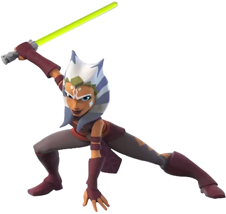 Png Ahsoka Tano - Disney Infinity 3.0 Clone Wars (484x476), Png Download