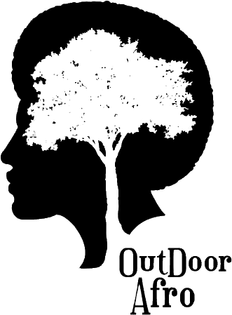 Where Black People & Nature Meet - Outdoor Afro Logo (448x580), Png Download