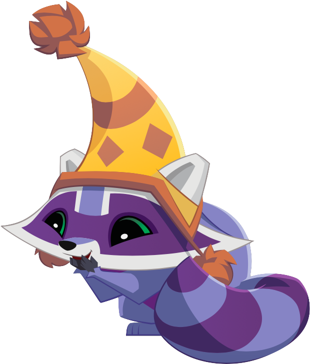 Cozy Raccoon - Art (664x745), Png Download