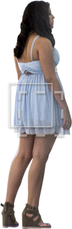 A Cut Out And Ready To Use Photo Of A Woman Dressed - Cocktail Dress (450x450), Png Download