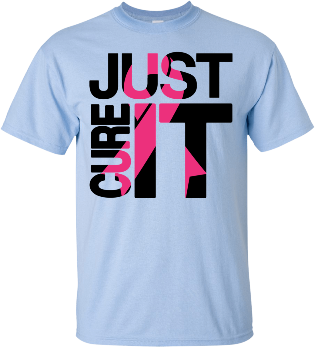 Just Cure It Shirt Breast Cancer Awareness Ribbon Shirt - Donald Trump Vote For Me Right Meow Funny Republican (1155x1155), Png Download