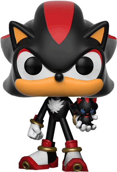 Sonic The Hedgehog - Shadow With Chao Pop (600x600), Png Download