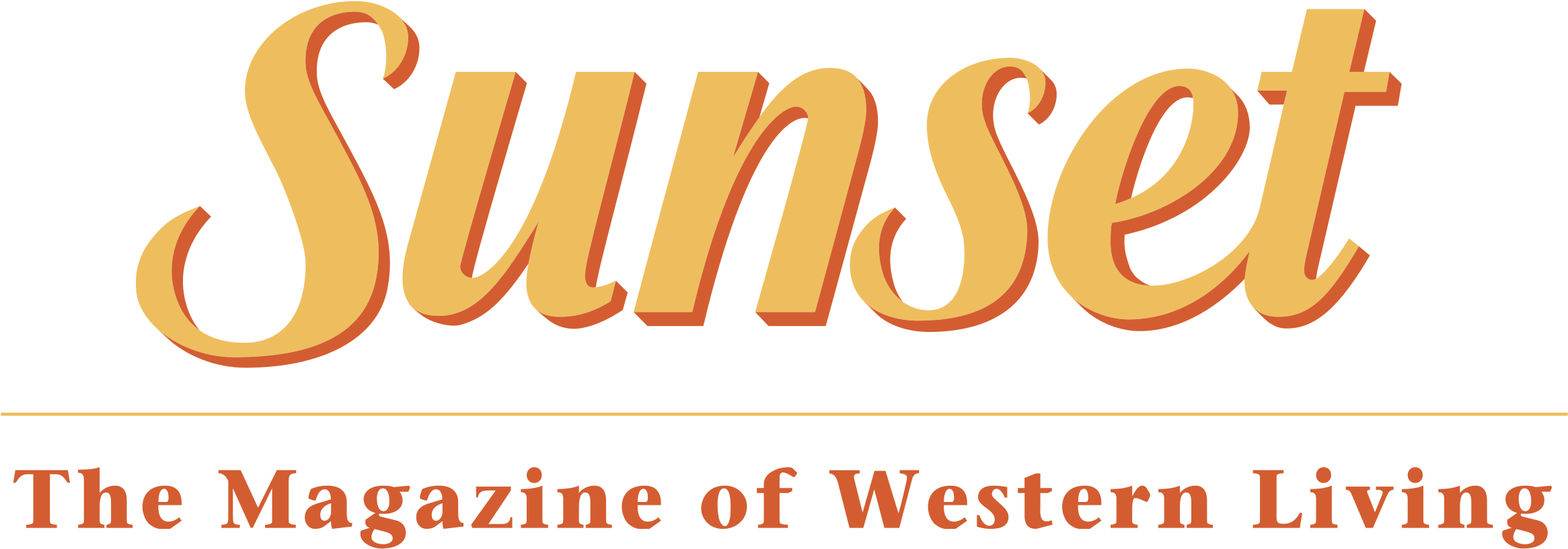 Sunset Magazine Logo Png Transparent - Sunset Magazine (2400x2400), Png Download