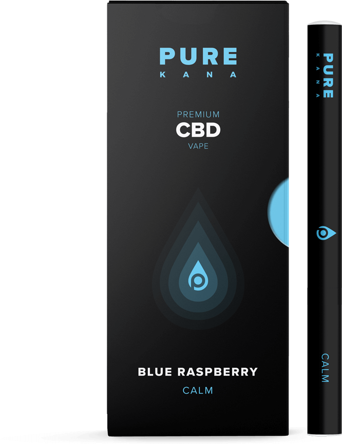 Download Purekana Blue Raz Cbd Vape Pen - Vaporizer - Full Size PNG ...