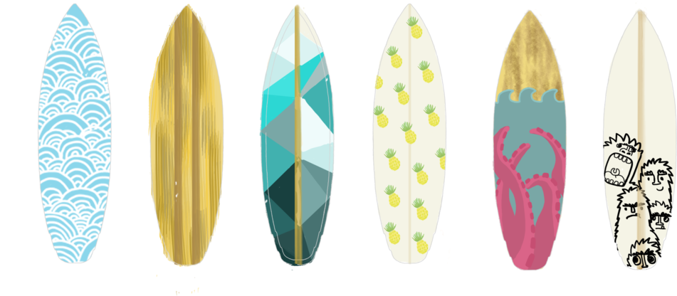 Surfboards (1000x647), Png Download