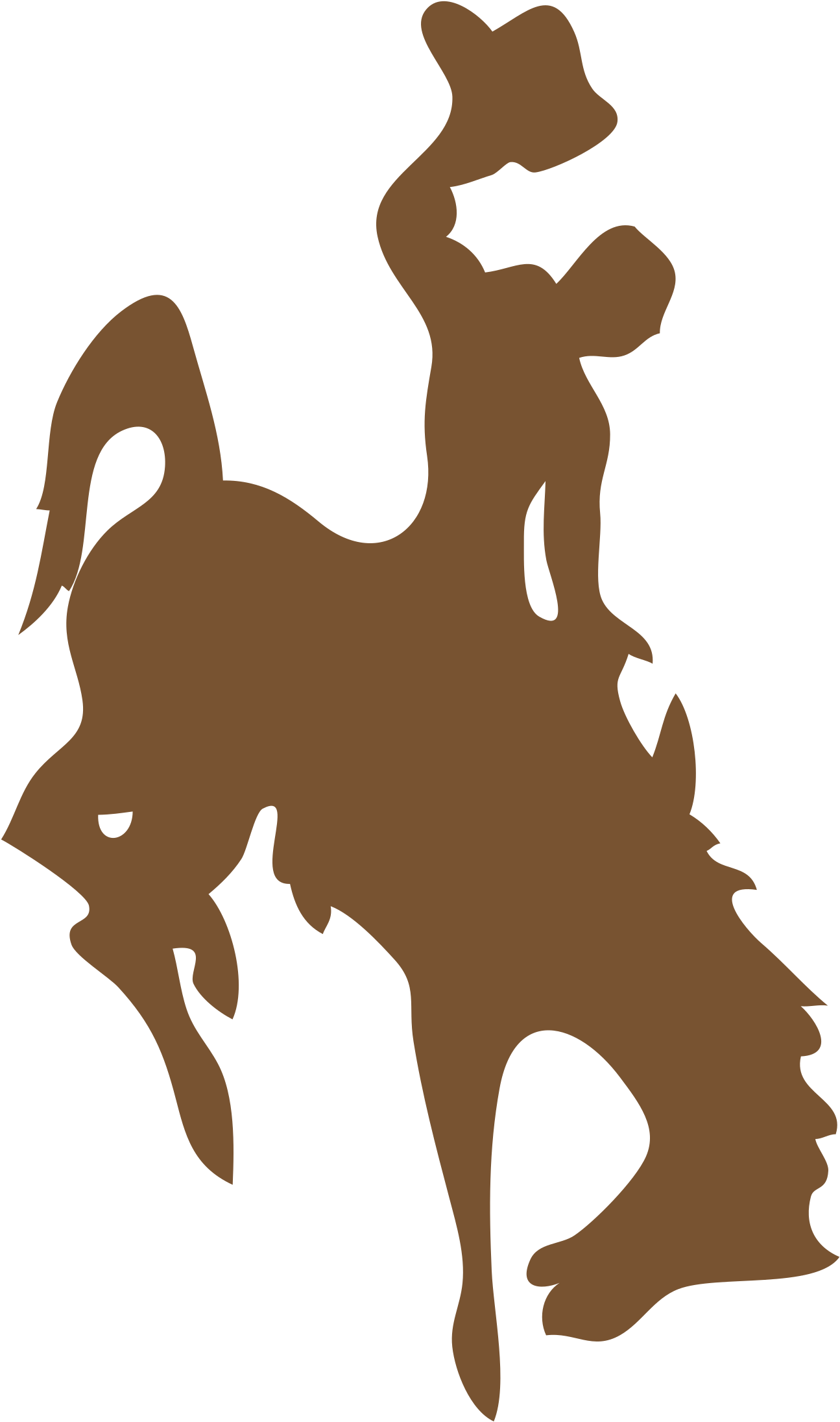 Wyoming Cowboys Logo Png Transparent - Wyoming Cowboys And Cowgirls (2400x2400), Png Download