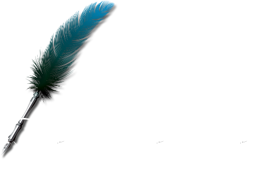 Feather Pen Banner - Pen Feather Png (700x387), Png Download