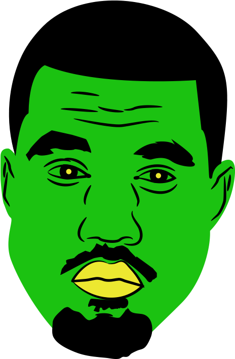 Kanye West Illustration For Hipe Clothing - Illustration (500x707), Png Download