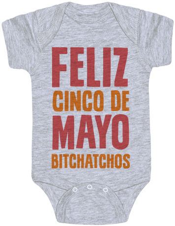 Feliz Cinco De Mayo Bitchatchos Baby Onesy - Barack Obama (484x484), Png Download