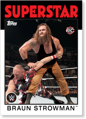 Rookie Cards Braun Strowman, Big Cass, A - Braun Strowman 2015 Action Poster (315x430), Png Download