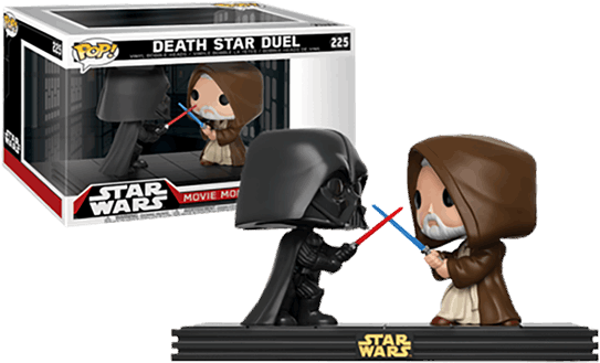 Funko Pop Star Wars Death Star Duel Movie Moments Exclusive - Death Star Duel Funko Pop (465x281), Png Download