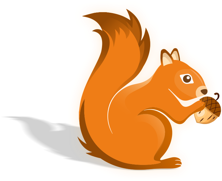 Squirrel - Fox Squirrel (747x627), Png Download