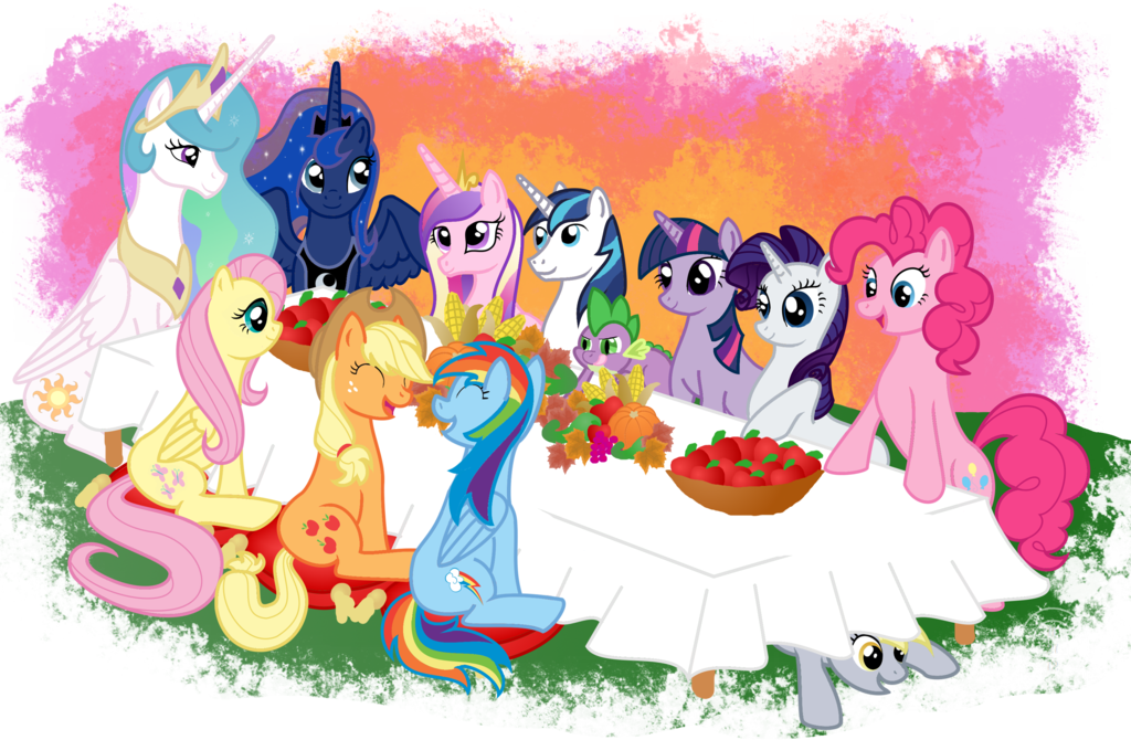 1511448856255 - My Little Pony Feast (1024x670), Png Download