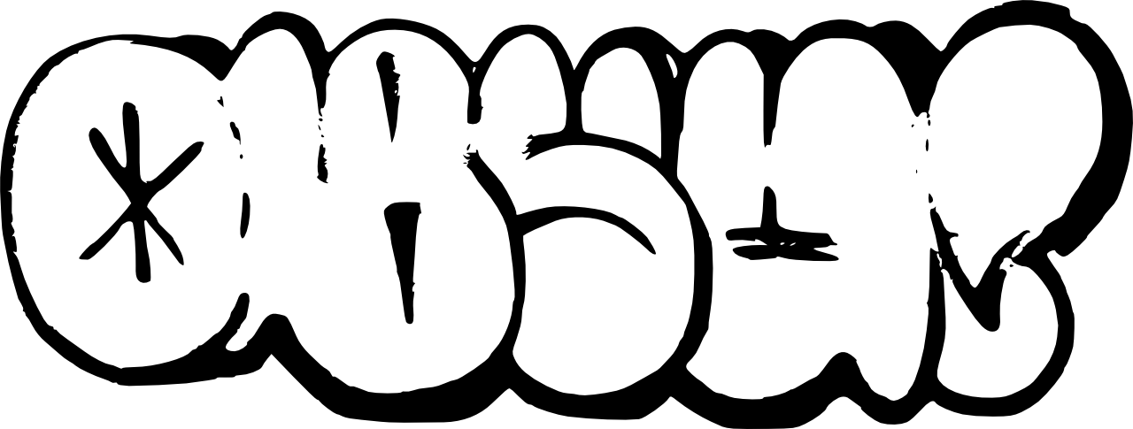 Japan7 1280 - Graffiti Throw Up Png (1280x485), Png Download