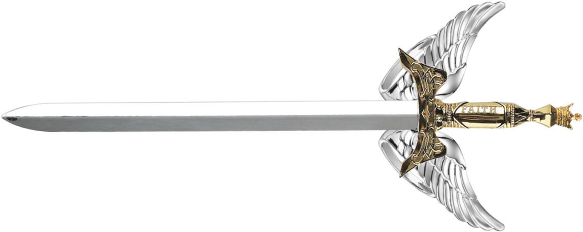 Archangel Faith's Sword Of Freedom - Dagger (1500x539), Png Download