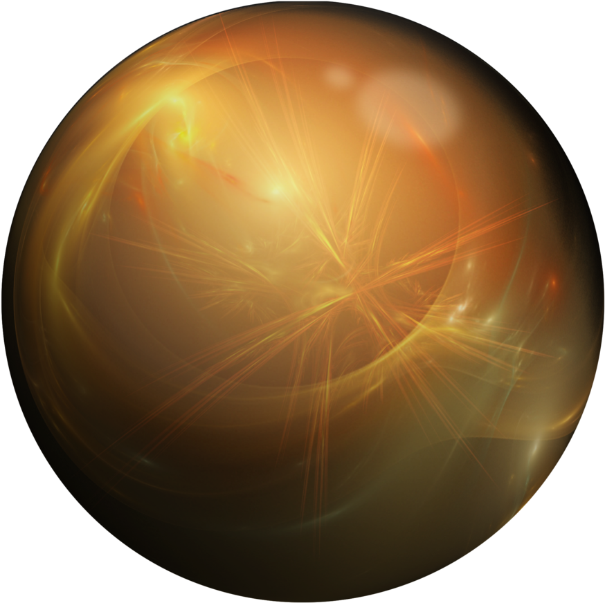 Golden-sphere - Sphere Png (900x900), Png Download
