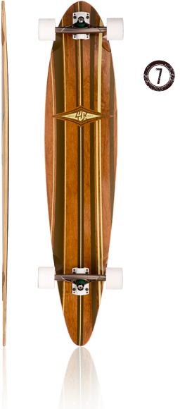 Lush Longboards Mako - Longboard (692x722), Png Download