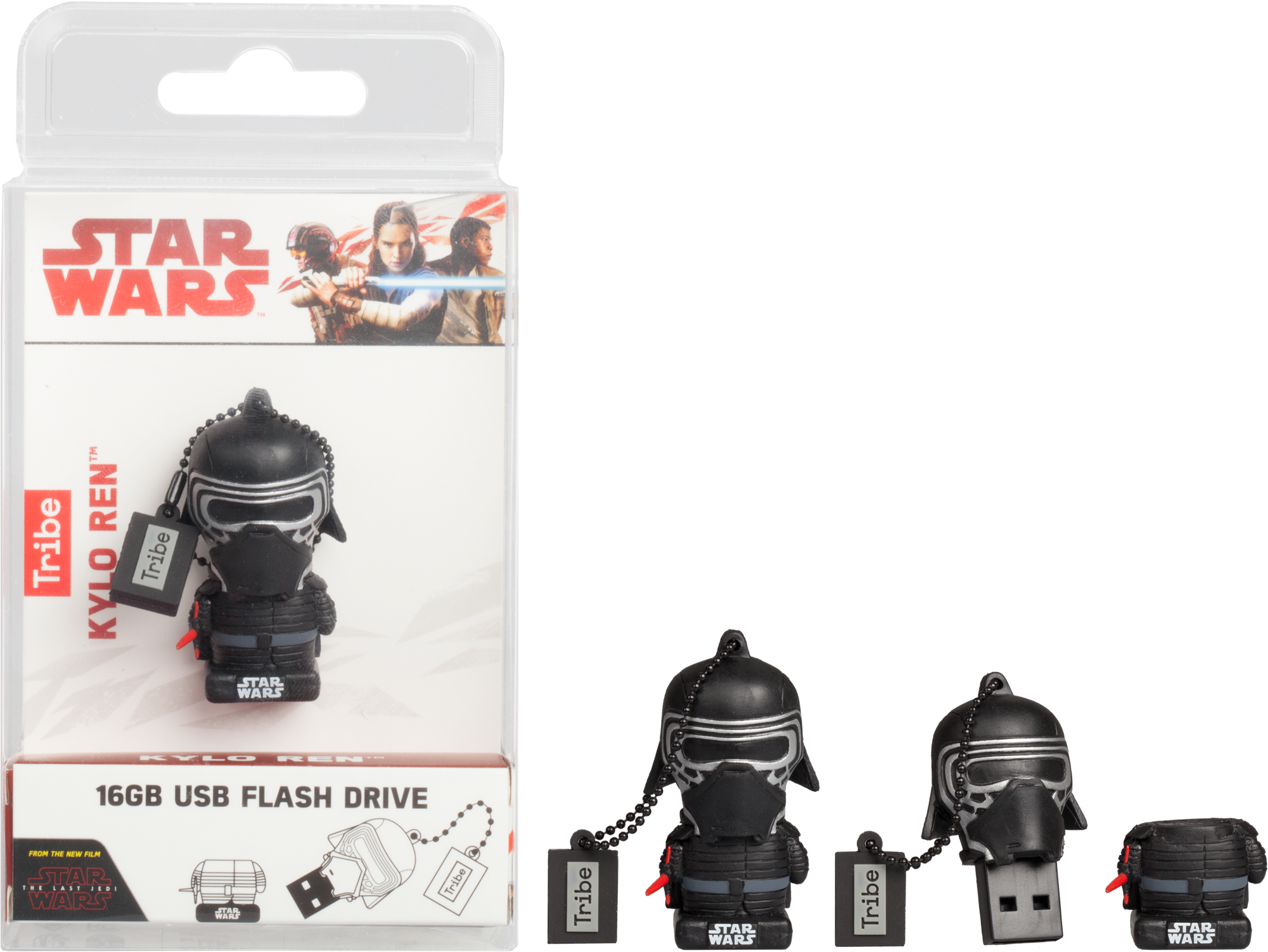 16gb Star Wars Tlj Kylo Ren Usb Flash Drive (2000x1512), Png Download