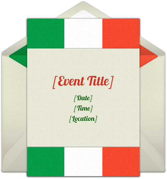 Customizable, Free Mexican Flag Online Invitations - Paper (650x650), Png Download