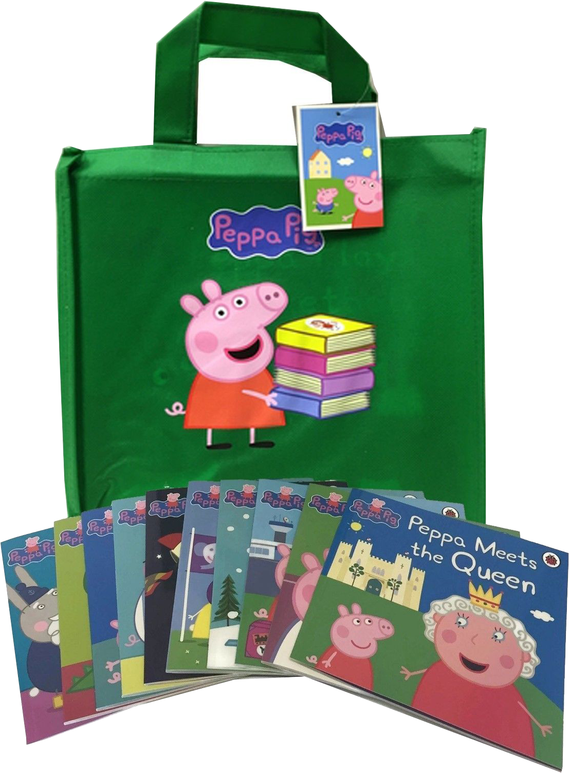 Peppa Pig Collection 10 Books Set (1107x1504), Png Download