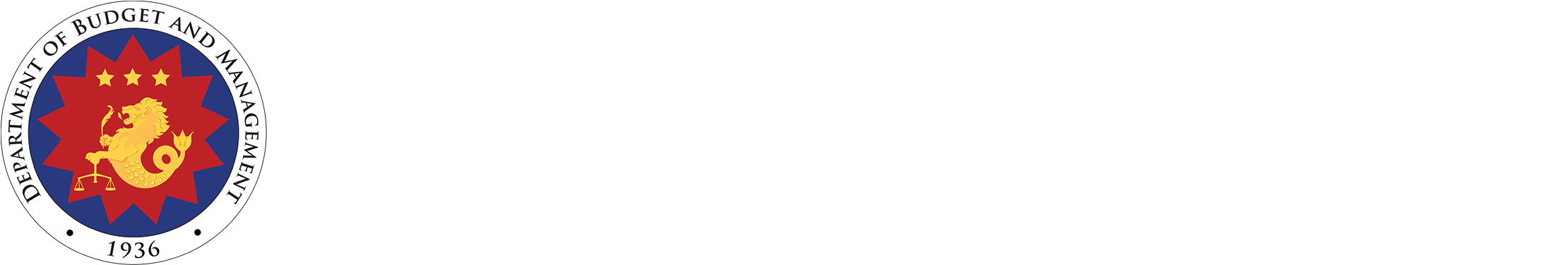 Philippines Department Of Budget And Management (2418x500), Png Download