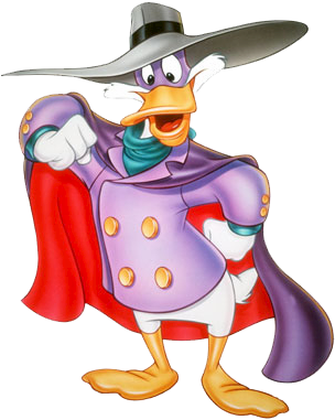 Darkwing Duck - Batman And Darkwing Duck (303x404), Png Download