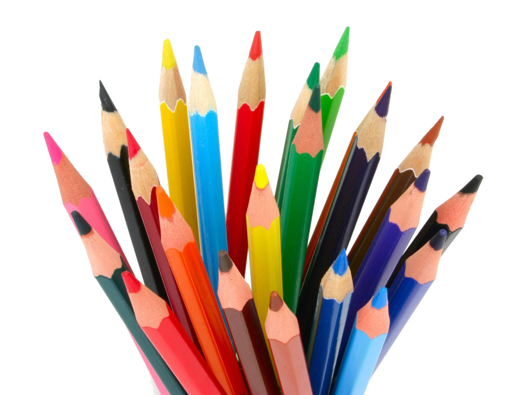 Colored Pencils (1024x768), Png Download