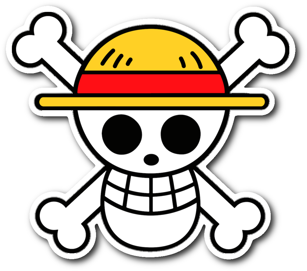 Pirate Hat Clip Art Image - One Piece Jolly Roger (1064x1064), Png Download