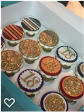 18th Birthday Cupcakes - Cupcake (400x400), Png Download