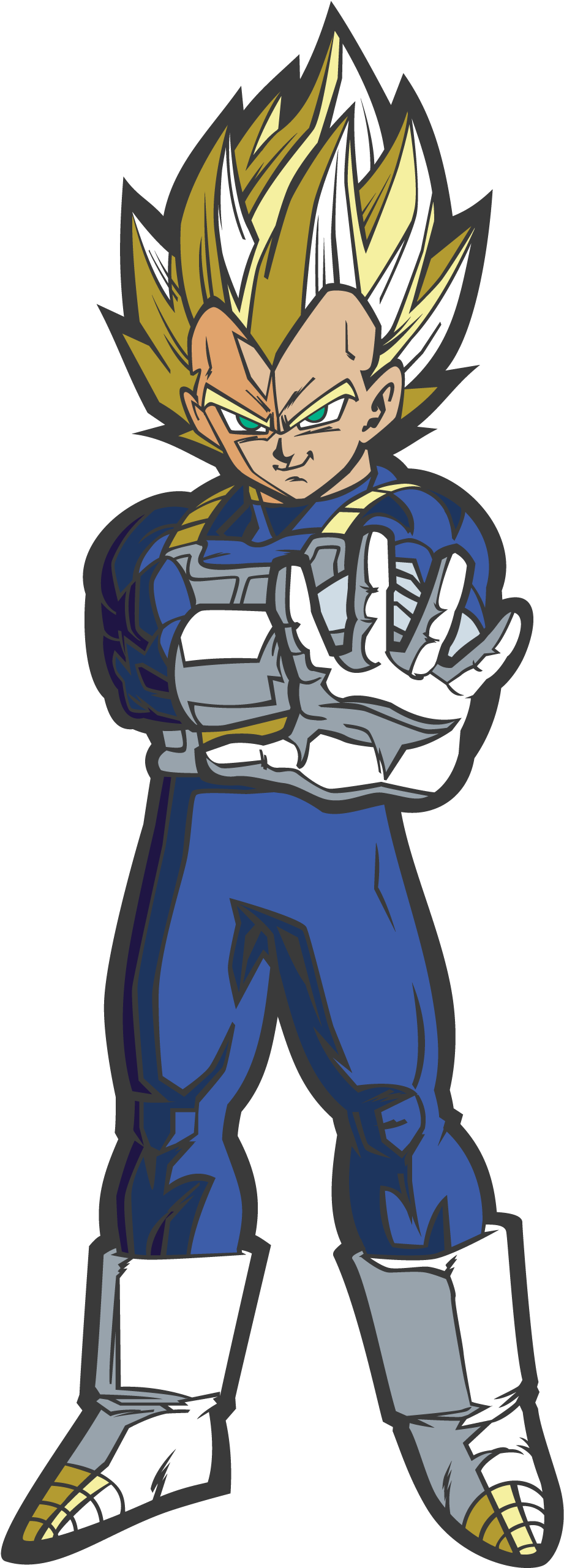 Super Saiyan Vegeta - Vegeta Pin (480x840), Png Download