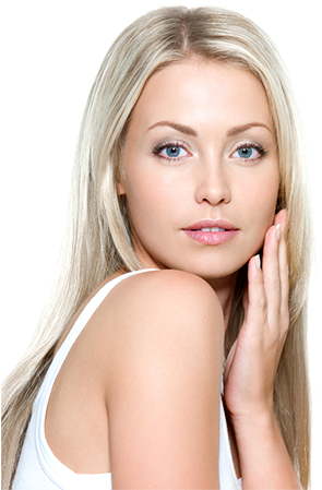 Jewellery Models Png Hd - Full Head Women Seamless Tape In 100% Human Hair Extensions (326x448), Png Download