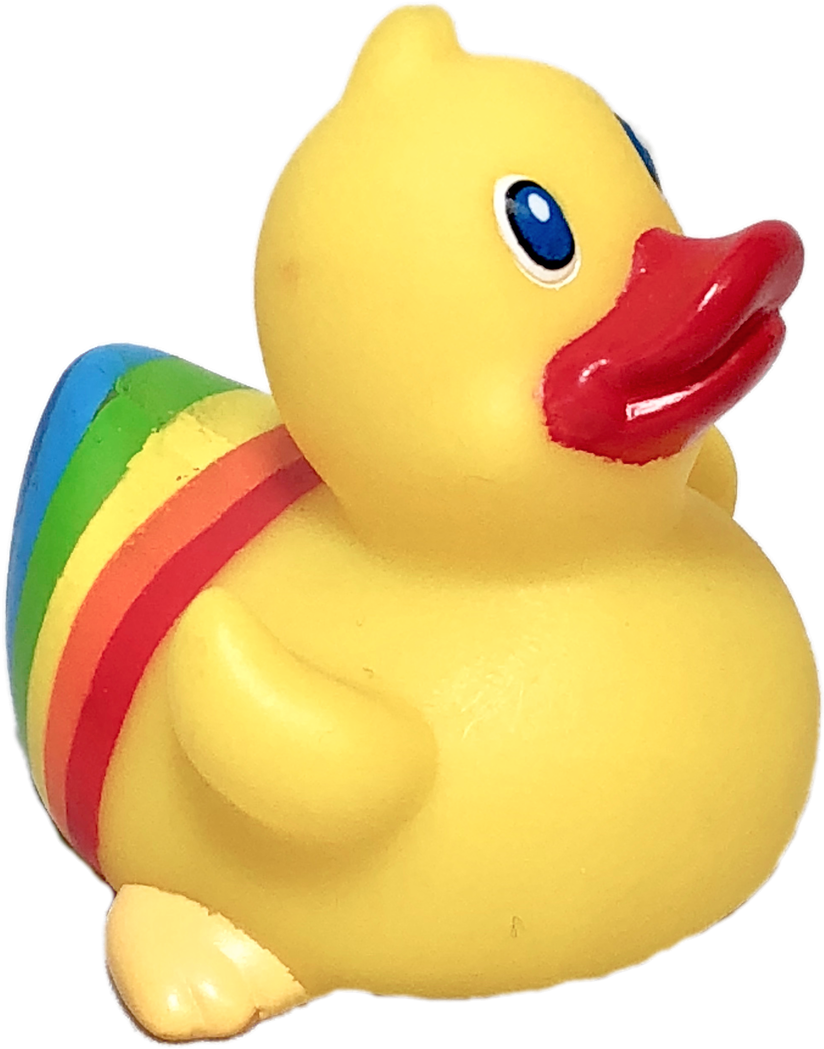 Rubber Duck Png Transparent Image - Bath Toy (1280x1280), Png Download