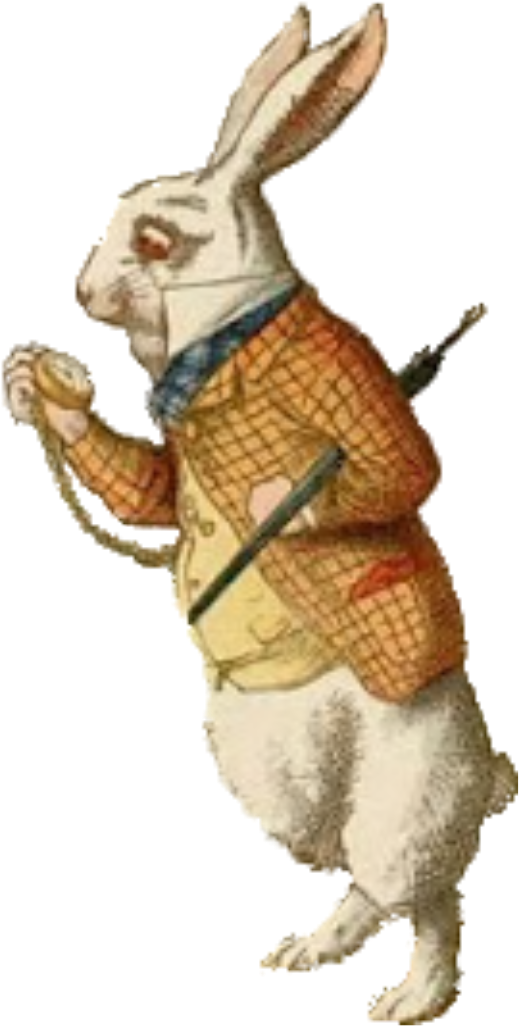 Vintage Alice In Wonderland Cut Out Png's - White Rabbit Alice In Wonderland Original (794x1123), Png Download