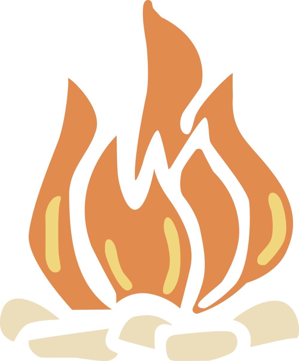 Campfire (1000x1205), Png Download
