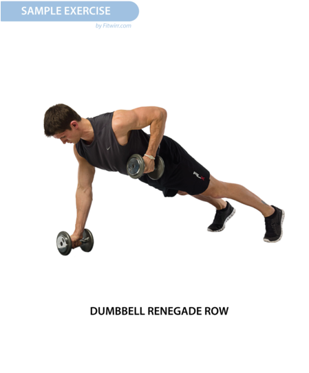 Dumbbell Exercise Workout Poster - Exercise Dumbbell (461x599), Png Download
