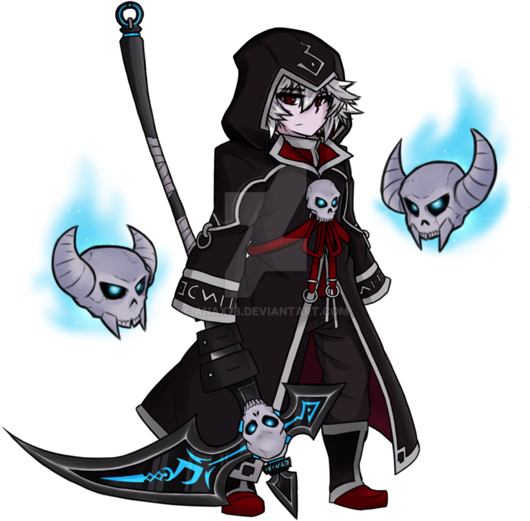 Chains Drawing Grim Reaper - Deviantart (789x1013), Png Download