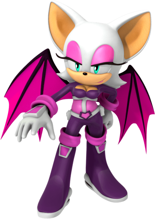 Similar Amy Rose, Blaze The Cat, Knuckles The Echidna, - Sonic Adventure 2 Rouge Kart (750x750), Png Download