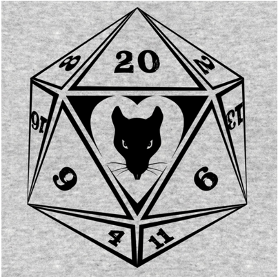 D20 Baseball T-shirt - Role-playing Game (600x400), Png Download
