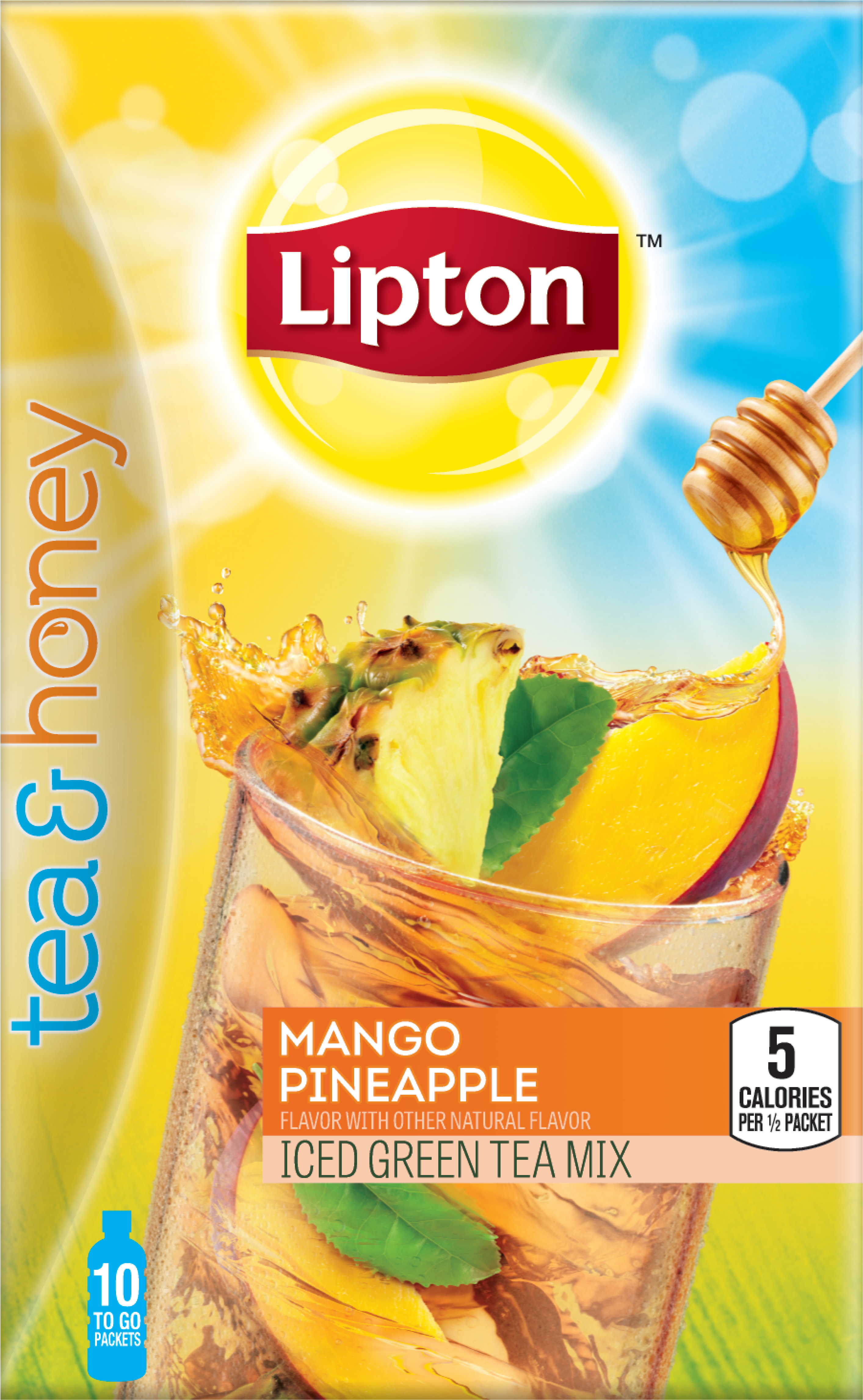 Lipton Tea & Honey (985x985), Png Download