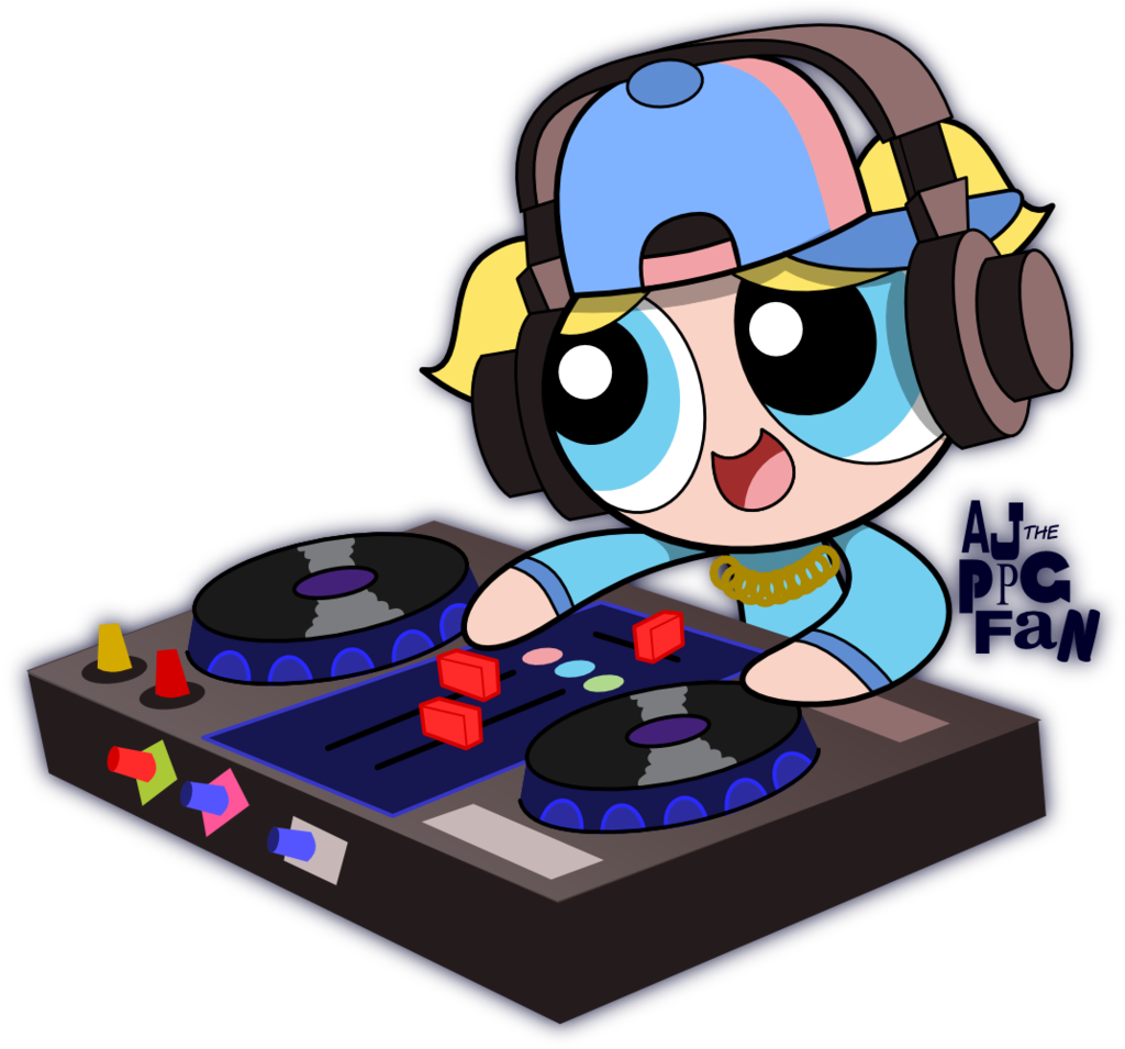 Powerpuff Girls Dj (1024x955), Png Download