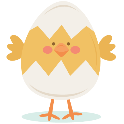Chick In Egg Svg Scrapbook Cut File Cute Clipart Files - Chick In Egg Cute (432x432), Png Download