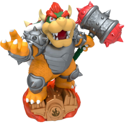 Hammer Slam Bowser Amiibo Figure - Hammer Slam Bowser (426x418), Png Download