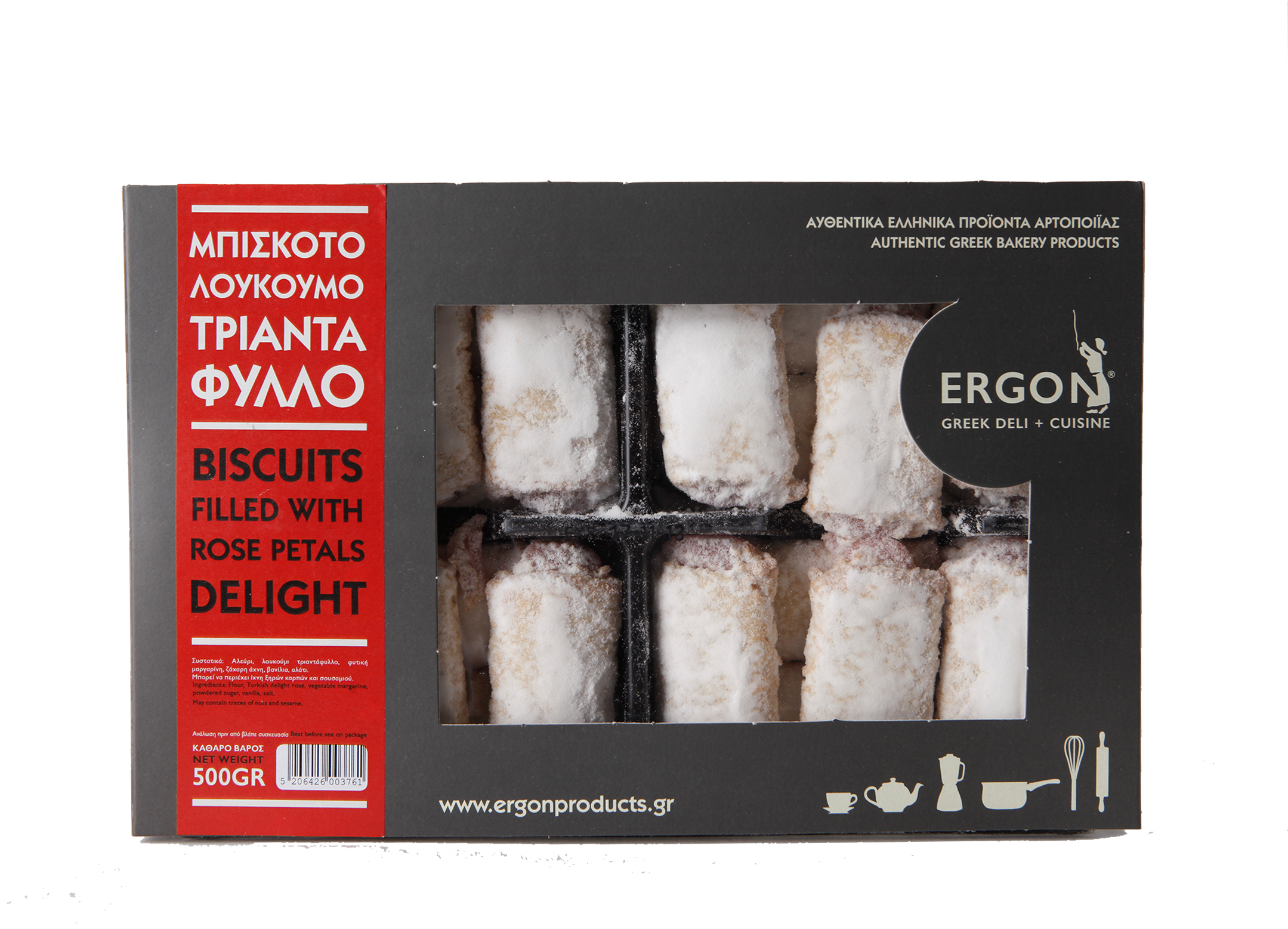 Biscuits Filled With Rose Petals Delight 500gr - Packaging And Labeling (2160x2349), Png Download