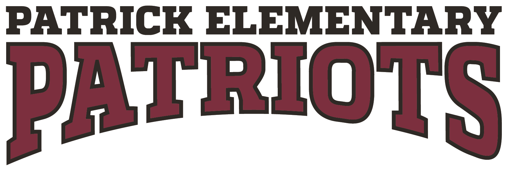 Patrick Elementary Patriots Logo - Leclerc (1650x565), Png Download