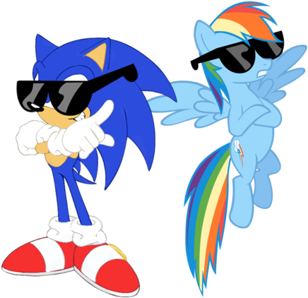 Snicketbar, Crossover, Rainbow Dash, Safe, Simple Background, - Rainbow Dash (600x427), Png Download