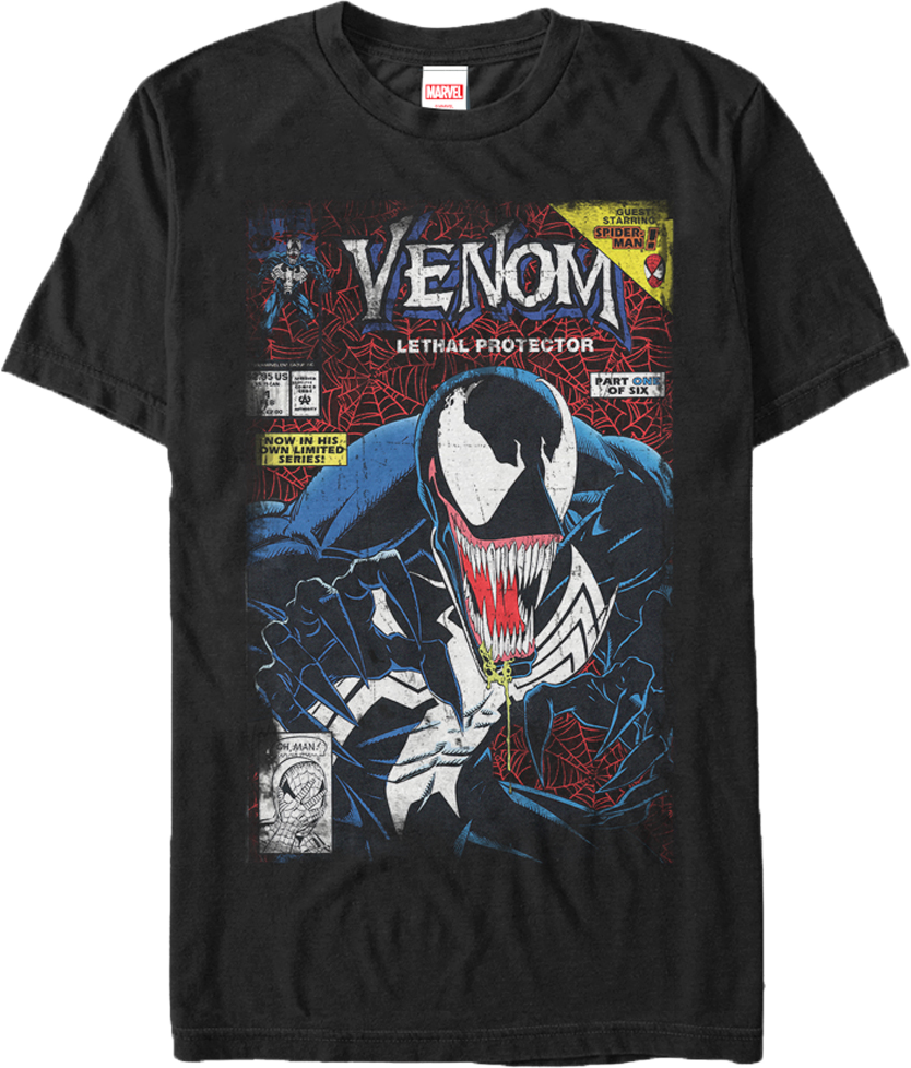 Venom Lethal Protector Part One T-shirt - Venom Lethal Protector Cover (834x978), Png Download