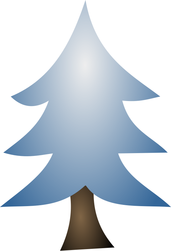 Free Snow Pile Png - Winter Clip Art Trees (546x800), Png Download