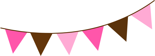 Clipart Library Library For Free Download On Mbtskoudsalg - Triangle Flag Banner Png (600x219), Png Download